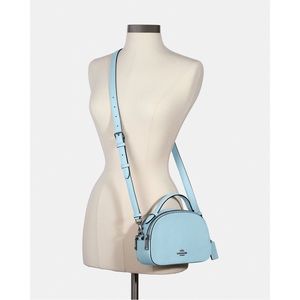 COACH Serena Satchel (Silver/Waterfall)